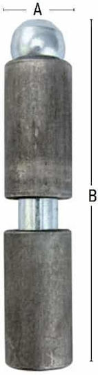 FFG Metallic Door Hinge Rod Φ20x75mm
