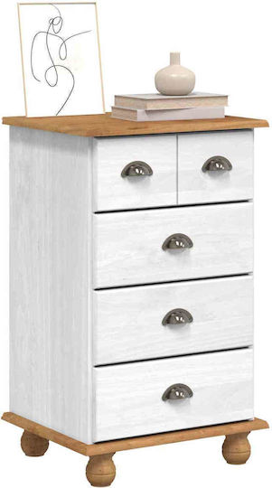Συρταριέρα Κρεβατοκάμαρας White 45.8x40x79cm