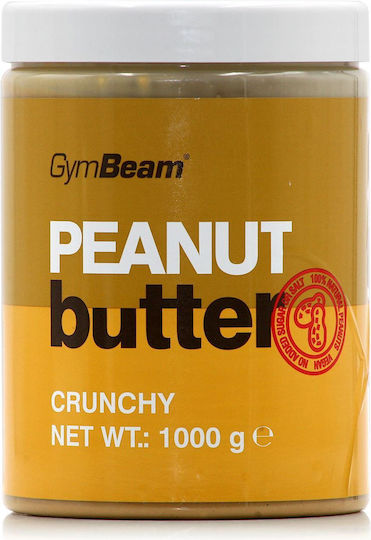GymBeam Unt de arahide Crocant 100% Peanut Butter cu Proteină Extra cu Crocant 900gr