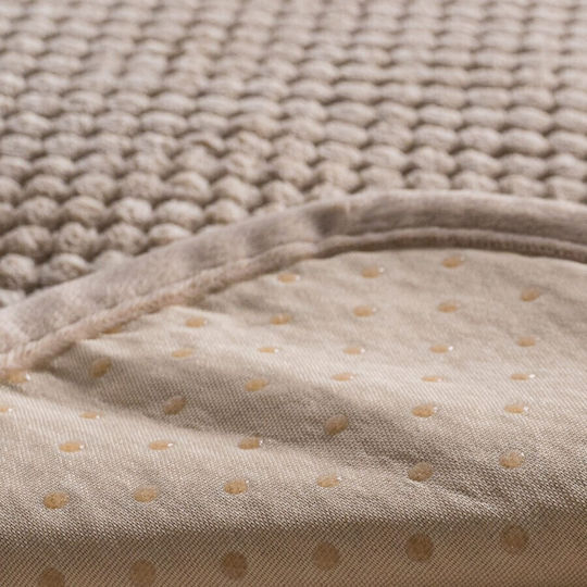 Teoran Pearl Sesselüberwurf 180x150cm Beige