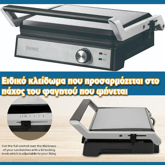 Royalty Line Sandwichmaker Grill 2000W Schwarz