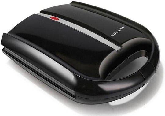 Sokany Sandwichmaker für for 2 Sandwiches Sandwiches 800W Schwarz