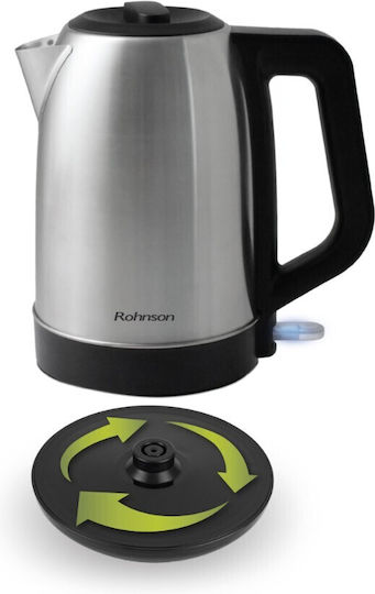 Rohnson Wasserkocher 1.7l 2200W Silber