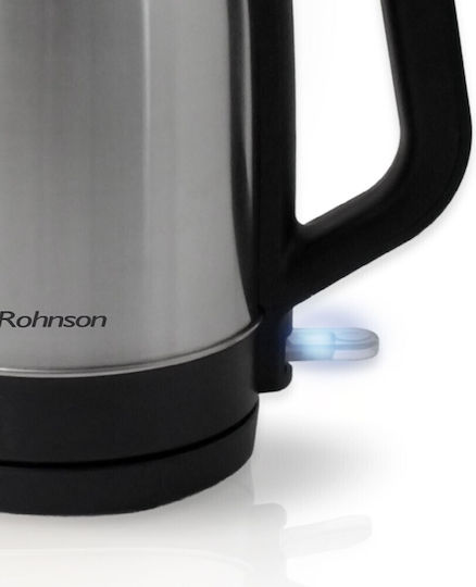 Rohnson Wasserkocher 1.7l 2200W Silber
