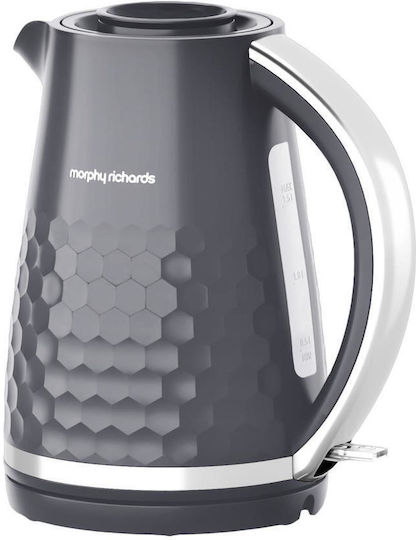 Електрически Кана 1.5л 2200W Сива