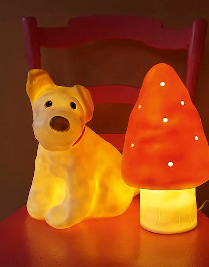 Egmont Led Kids Decorative Lamp Eliot Dog White