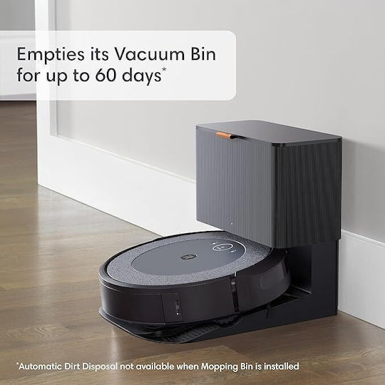 iRobot Roomba Combo I5+ Σκούπα Ρομπότ με Έξυπνη Πλοήγηση Μαύρη