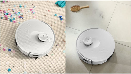 Bosch Spotless Robot Vacuum Cleaner with Laser Mapping and Suction Power 11000Pa White