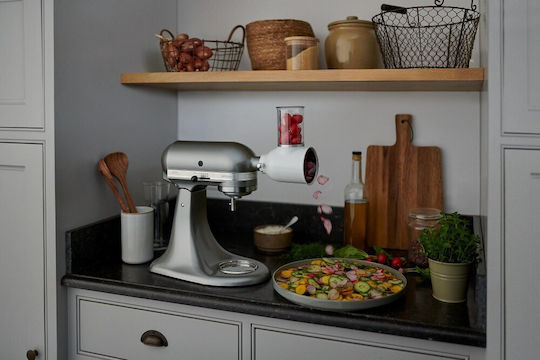 Kitchenaid Artisan Mixer Planetar 300W Cu Bol Inox 4.8lt Argintiu Contur