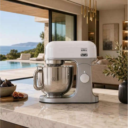 Kenwood Kmix Stand Mixer 1000W With Stainless Bowl 5lt White