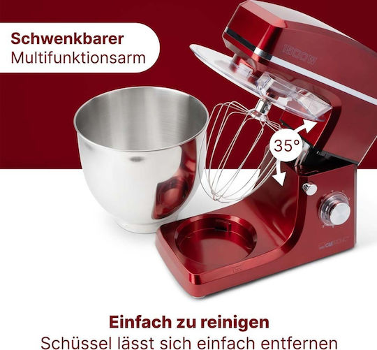 KM3765 Küchenmaschine 1500W mit Rostfreiem Schüssel 10lt Rote