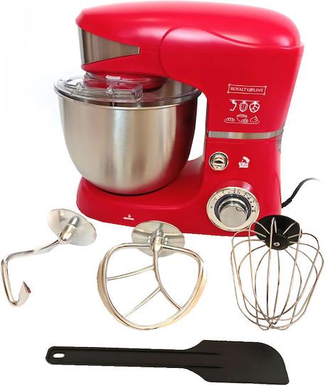 Küchenmaschine 1600W mit Rostfreiem Schüssel 5,5l Rote