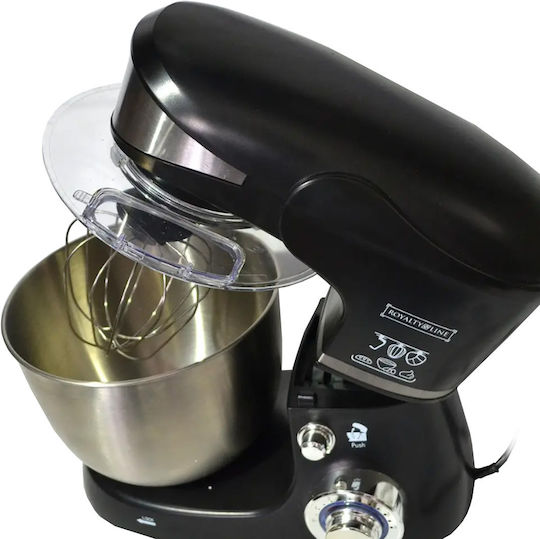 Küchenmaschine 1600W mit Rostfreiem Schüssel 5,5l Schwarze