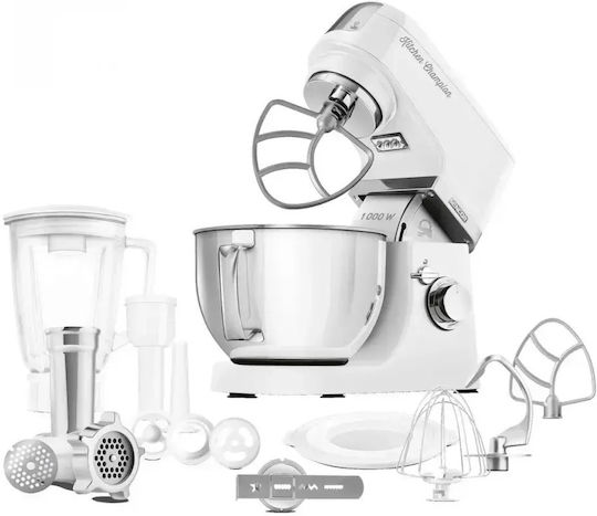 Sencor Kitchen Machine 1000W with Stainless Bowl 4.5L White