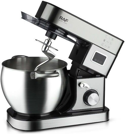 Küchenmaschine 2000W mit Rostfreiem Schüssel 8lt Inox