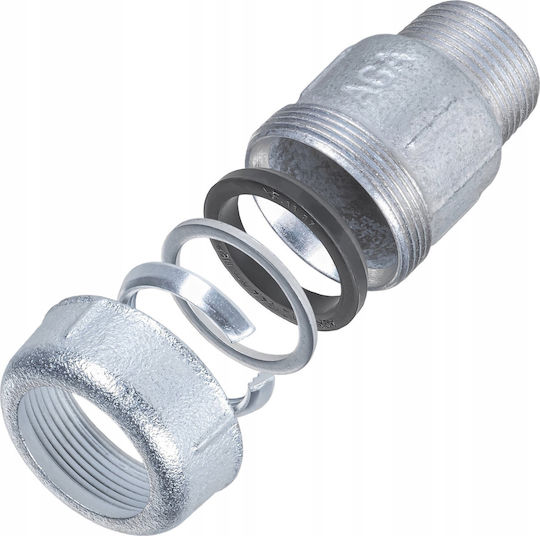AGAflex Мъжка Връзка За Тръба Месинг 1/2" 1мм 10010001