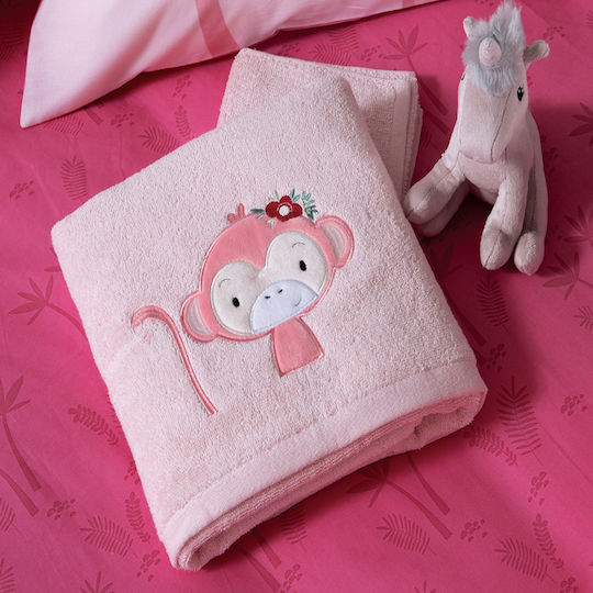 Nef-Nef Homeware Сет Спални Чаршафи Единично с Ластик Памучни Wild & Sweet Pink 100x232cm 3бр