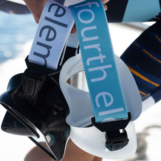 Fourth Element Mask Strap Aqua White