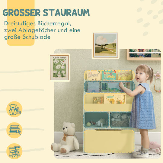 Bücherregal Boden Grün 60x29.9x90cm