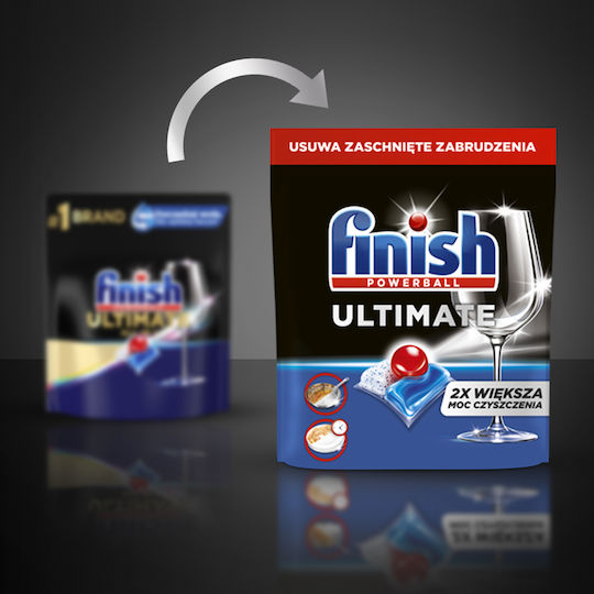 Finish Powerball Quantum Ultimate 40 Κάψουλες Πλυντηρίου Πιάτων
