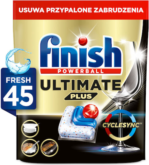 Finish Ultimate Plus 45 Κάψουλες Πλυντηρίου Πιάτων