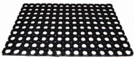 Sidirela Covor de Intrare Antiderapant din Cauciuc Inel Negru 50x100buc