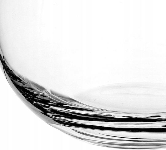 Ice Cream Serving Bowl Round Glass Transparent with Diameter 6cm
