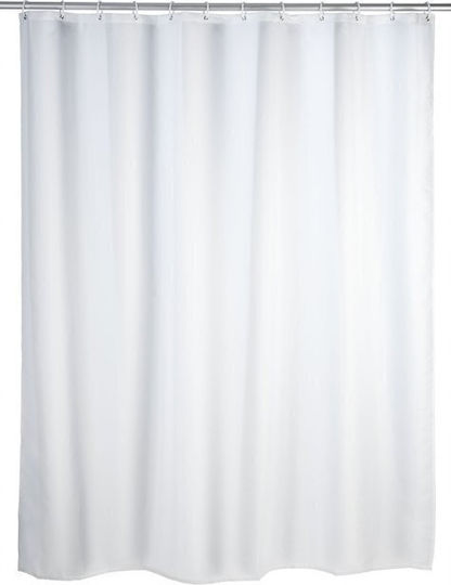 Wenko Plain Shower Curtain 180x200cm Black
