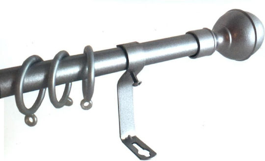 Frans Сгъваемо Металик Корниз B1 Φ19мм 120-210cm Никел Мат
