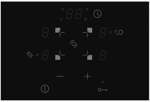 Pyramis PHC62611BFB Ceramic Cooktop With Frame Autonomous With Lock Mode 49cm