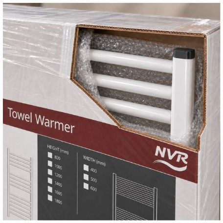 Bathroom Radiator Towel Rail Nvr 600x1200 784 Kcal H White Straight