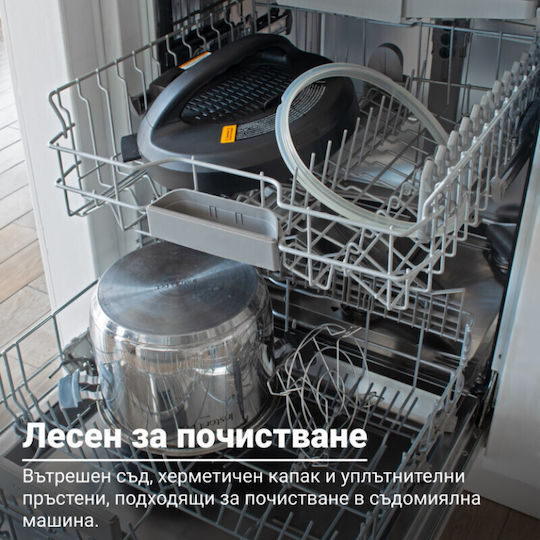 Instant Pot Pro 113-0057-01-EU Мултикукър 1400W с Капацитет 8лт Черен