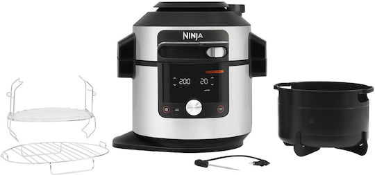 Ninja Foodi Aragaz multifuncțional 1760W cu Capacitate 7.5lt Argint