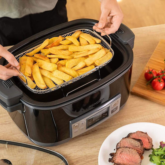 Sencor Aragaz multifuncțional 1350W cu Capacitate 6lt Negru