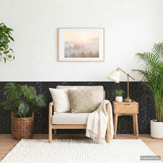 Vidaxl Panouri Decorative 3d 24 Bucăți Negre 50 X 50 Cm Polistiren Xps Vidaxl Panouri Decorative 3d 24 Bucăți Negre 50 X 50 Cm Polistiren Xps