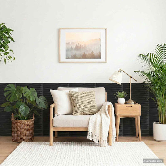 Vidaxl Panouri Decorative 3d 24 Bucăți Piatră Neagră 50 X 50 Cm Polistiren Xps Vidaxl Panouri Decorative 3d 24 Bucăți Piatră Neagră 50 X 50 Cm Polistiren Xps