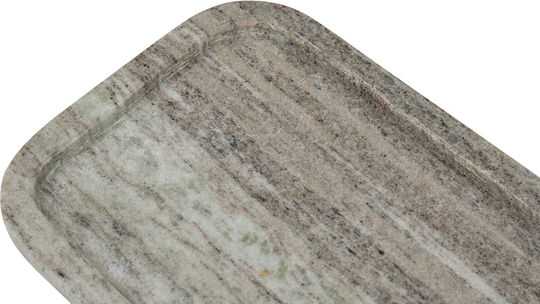 Artekko Διακοσμητικός Δίσκος Μάρμαρο 30x15x1.8cm