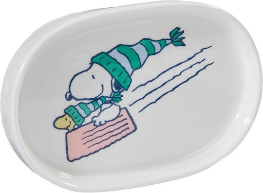 Butlers Christmas Porcelain White Plate 14x10cm Butlers Christmas Porcelain White Plate 14x10cm