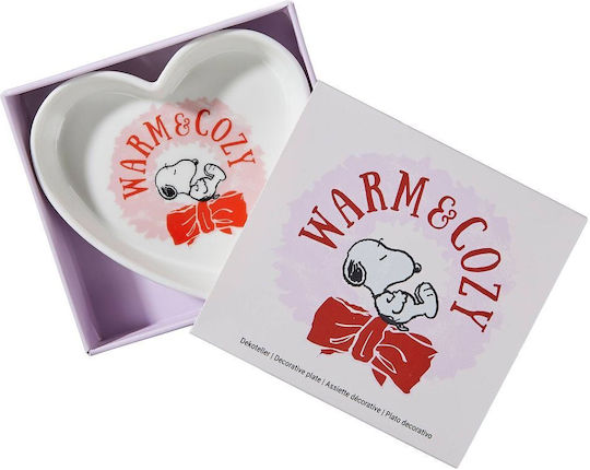 Butlers Christmas Porcelain Plate Hearts 10x10cm