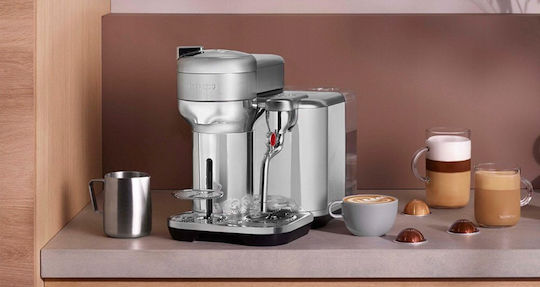 Sage the Vertuo Creatista Pod Coffee Machine Vertuo Brushed Stainless Steel