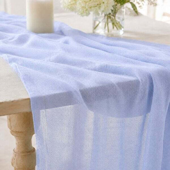 Gauze Fabric Simple 150x10m Light Blue