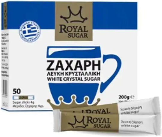 Royal Sugar Sticks Royal Бяла захар Кристален 50 Sticks 30013302