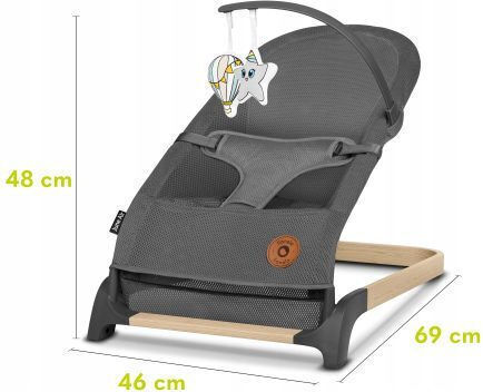 Lionelo Handbuch Baby Relax June Air Gray Graphite für Kind bis 9kg