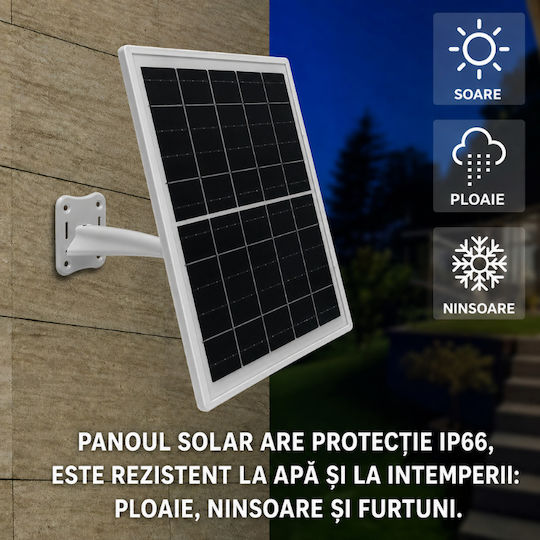 Taggo Panou Solar Sisteme CCTV PANOUSOLAR8W12.000MAH