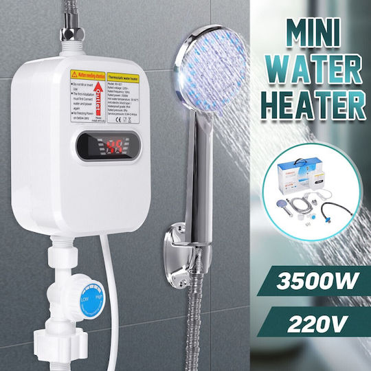 Temmax RX-021 Montat pe perete Încălzitor instant Baie / Bucătărie Monofazat 3.5kW