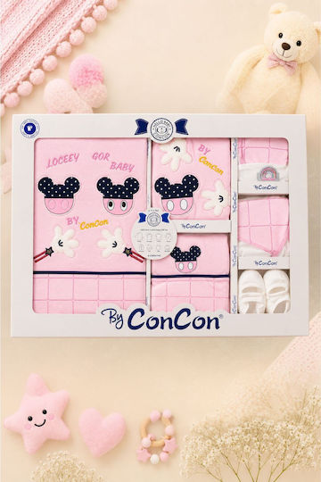 Concon Newborn Clothing Set for Girl for 0-3 months 10pcs