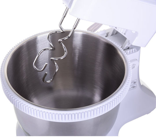 Tefal Μίξερ με Inox Κάδο 3.5lt Λευκό 300W