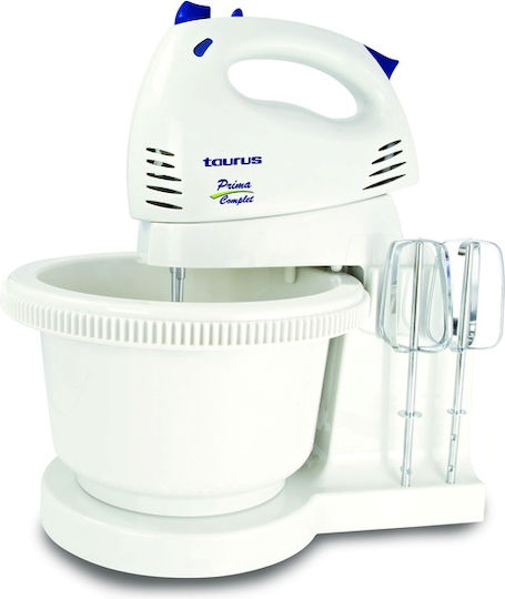 Taurus Mixer with Plastic Container 3.5lt 300W White