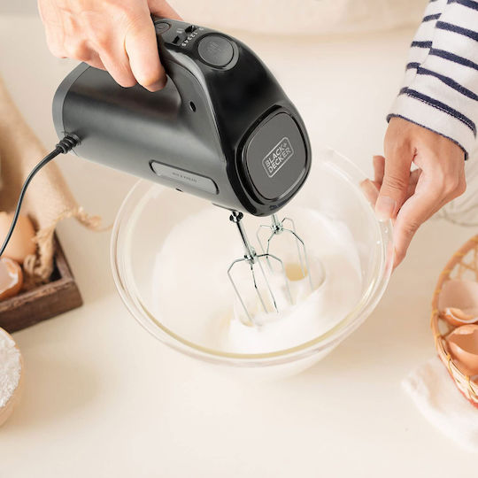 Black & Decker BXMX300E Hand Mixer 300W Black