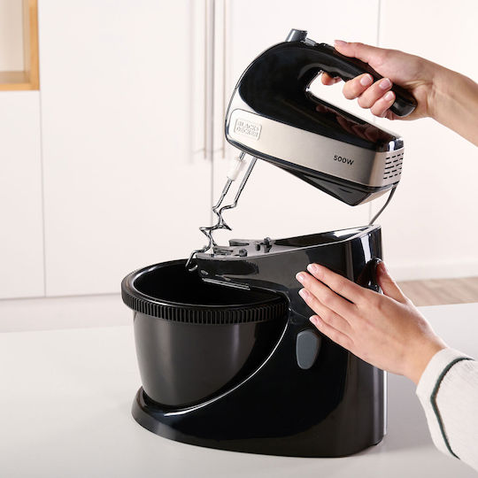 Black & Decker BXMXA500E ES9130090B Mixer Handmixer 500W Schwarz